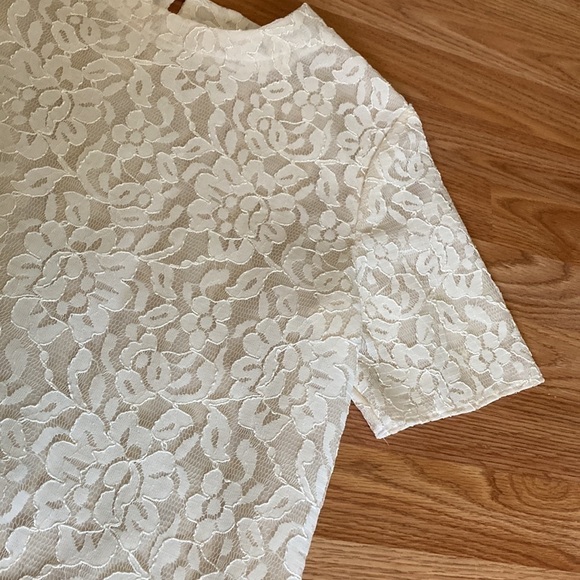 Vintage Fritz & Lloyd Lacey Floral Top - Picture 3 of 13